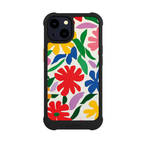 Apple iPhone 14 NIVOmax Blumenliebe Illustration
