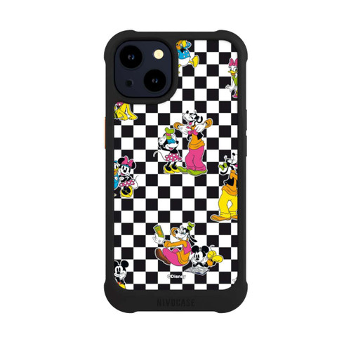 Apple iPhone 14 NIVOmax Donald and Friends Pattern Black and White