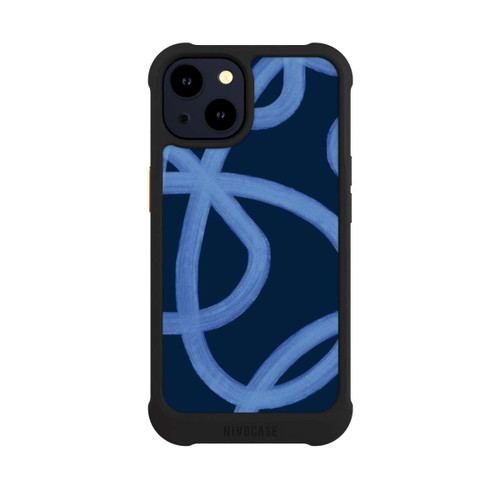 Apple iPhone 14 NIVOmax Laced Up Tones of Blue