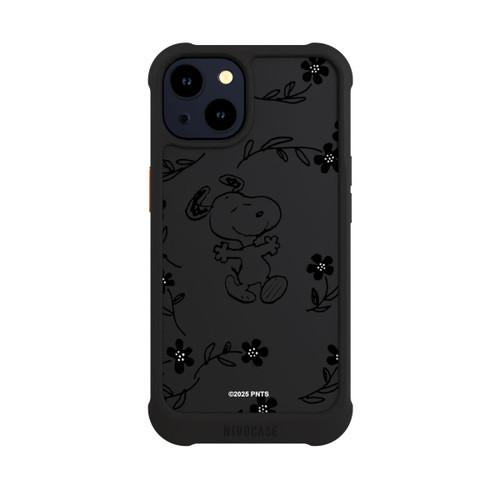 Apple iPhone 14 NIVOmax Snoopy und Flowers Transparent