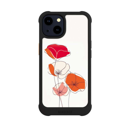 Apple iPhone 14 NIVOmax Poppies Line Art