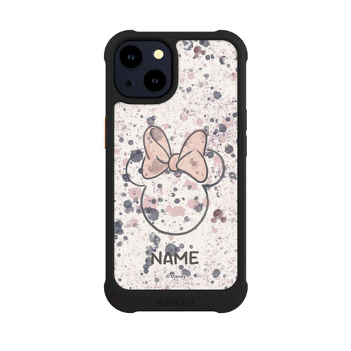 Apple iPhone 14 NIVOmax Minnie Watercolor Personalisierbar
