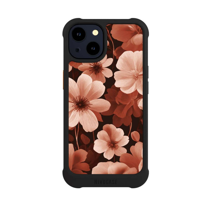 iPhone 14 NIVOmax Rote Negativblumen mit KI