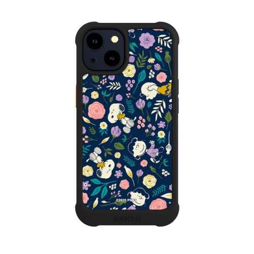 Apple iPhone 14 NIVOmax Peanuts Dark Flower Pattern