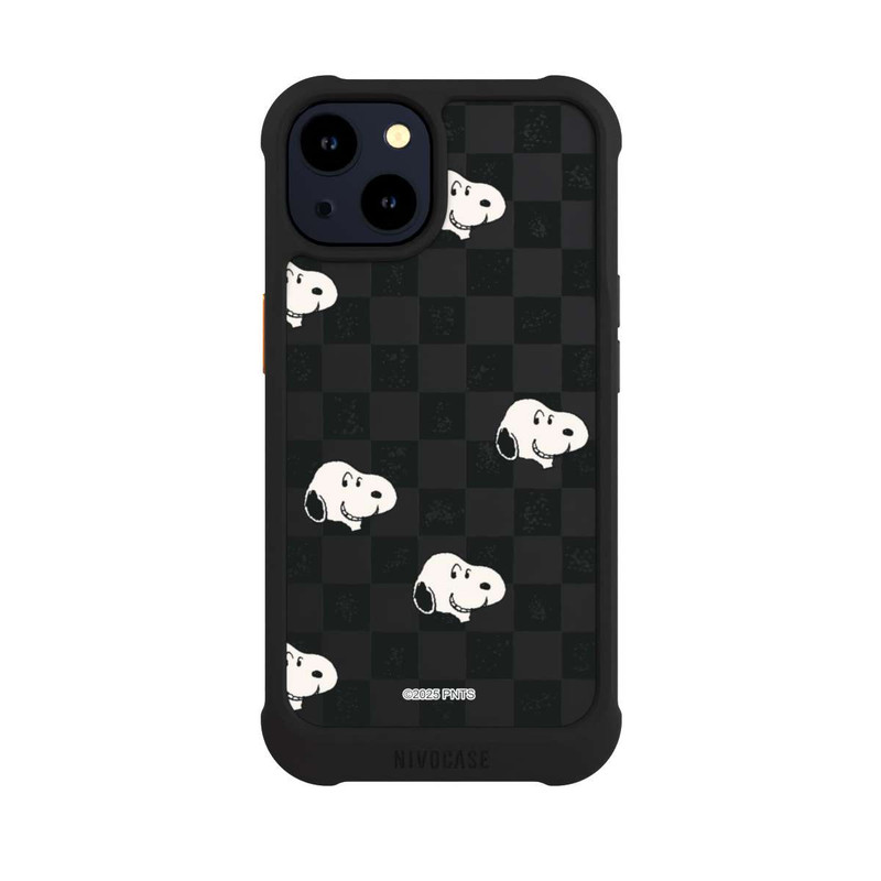 iPhone 14 NIVOmax Snoopy Checked Pattern