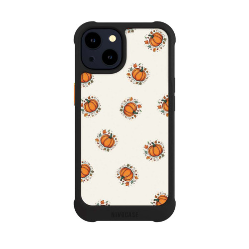 Apple iPhone 14 NIVOmax Motif citrouille beige