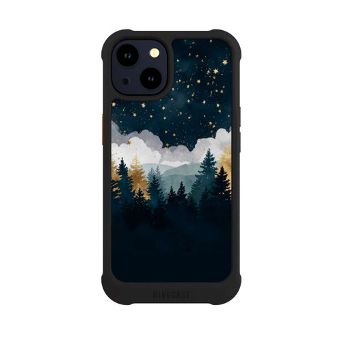 Apple iPhone 14 NIVOmax nächtlicher Wald Indigo