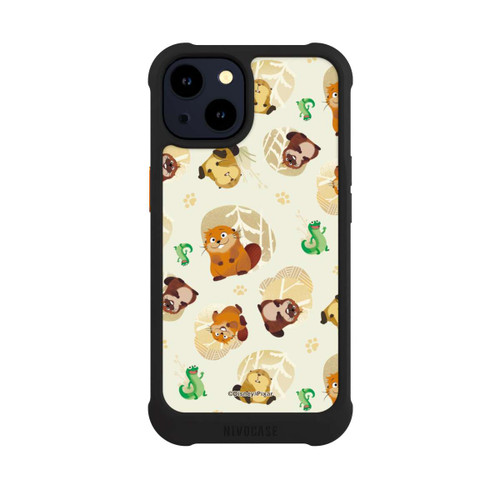 Apple iPhone 14 NIVOmax Hoppers Muster Gelb