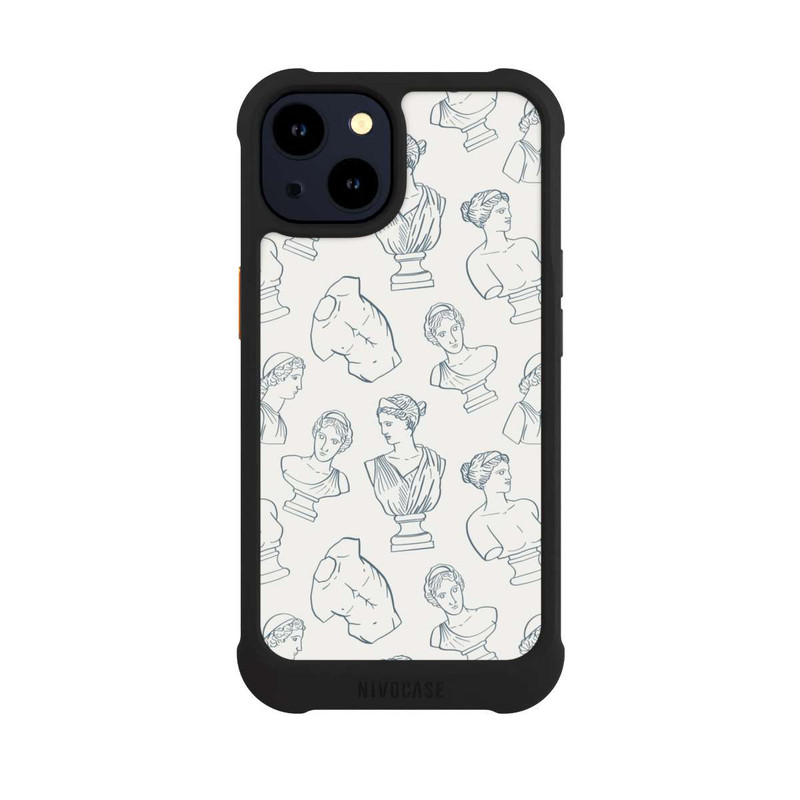 iPhone 14 NIVOmax Griechische Büsten Art-Déco