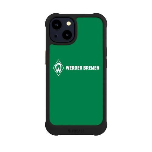 Apple iPhone 14 NIVOmax Werder Bremen Schriftzug Raute Grün
