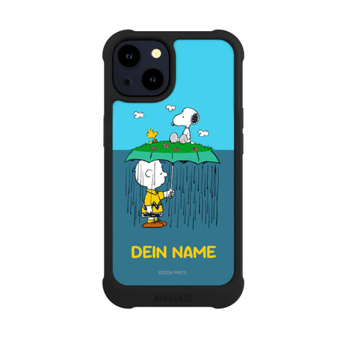 Apple iPhone 14 NIVOmax Charlie Brown Regen Personalisierbar