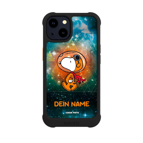 Apple iPhone 14 NIVOmax Snoopy Weltraumreisender Personalisierbar