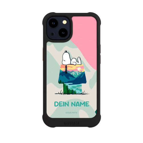 Apple iPhone 14 NIVOmax Snoopy Outdoor Personalisierbar