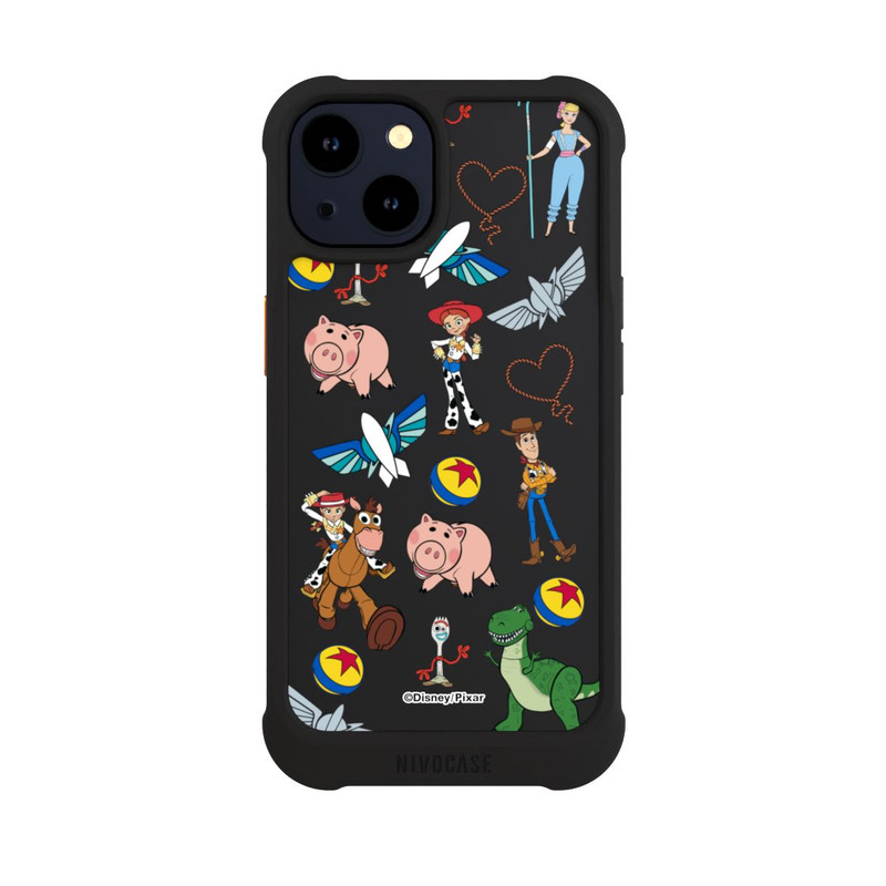 iPhone 14 NIVOmax Toy Story 5 Hero Toys Pattern Transparent
