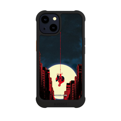 Apple iPhone 14 NIVOmax Spider-Man Marvel between Skyscrapers