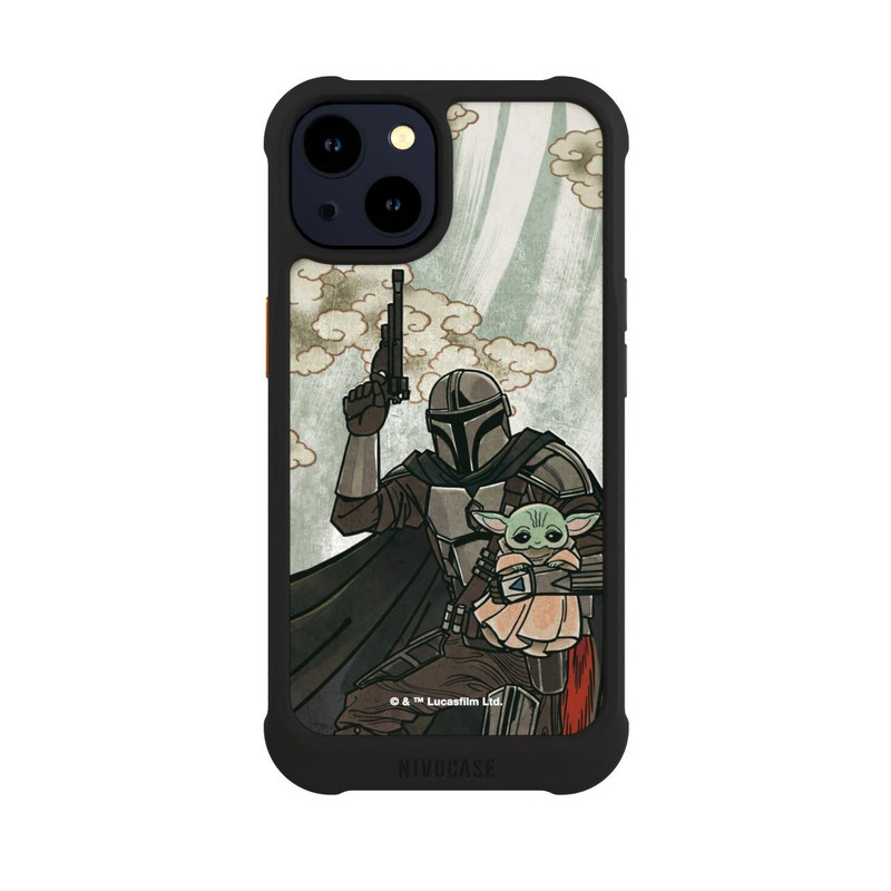 iPhone 14 NIVOmax Mandalorian and Child style japonais