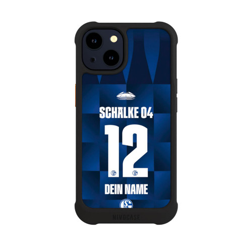 Apple iPhone 14 NIVOmax Schalke 04 Trikot Personalisierbar 26-27