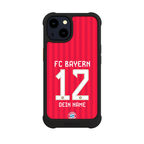 Apple iPhone 14 NIVOmax FC Bayern München Trikot Personalisierbar 26-27