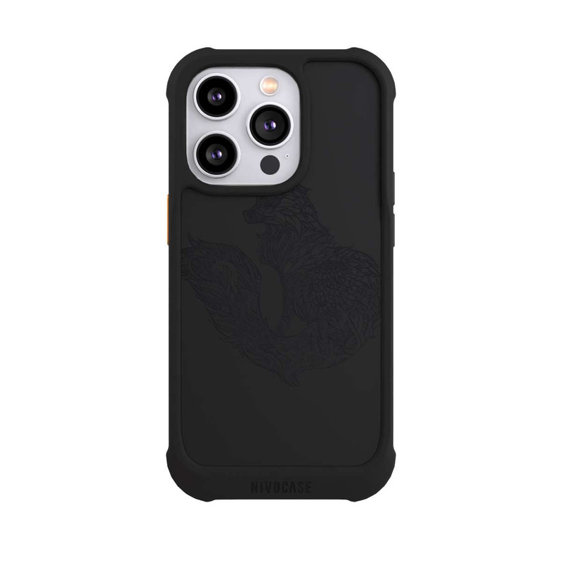 iPhone 14 Pro NIVOmax Fox Ornate ohne Hintergrund