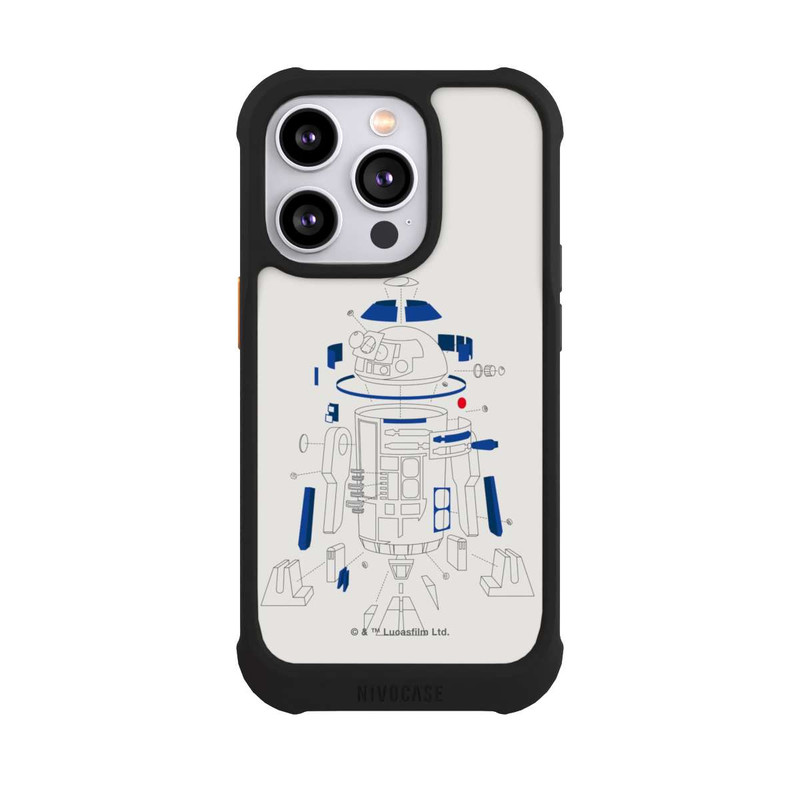 iPhone 14 Pro NIVOmax R2D2 Explosionszeichung - StarWars 8