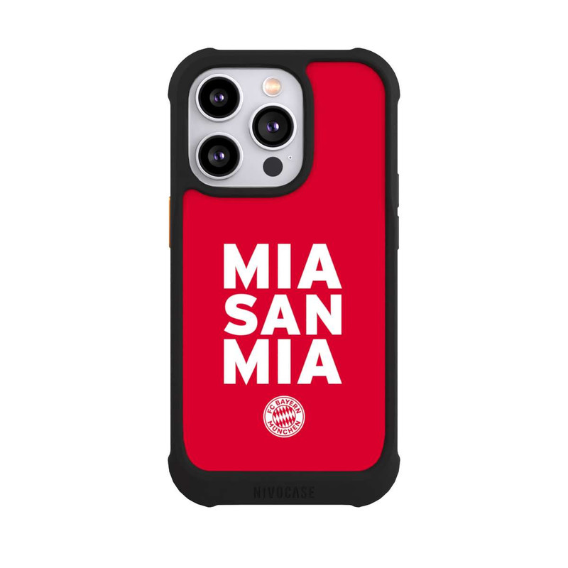 iPhone 14 Pro NIVOmax Mia San Mia FCB Rot