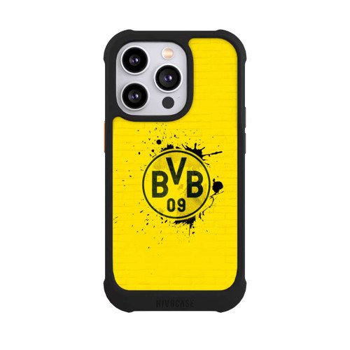 Apple iPhone 14 Pro NIVOmax Spraylogo Yellow - BVB