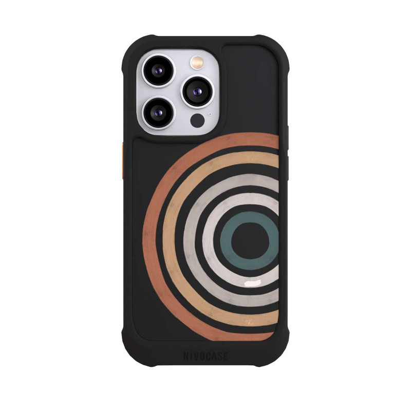 iPhone 14 Pro NIVOmax Vintage Regenbogen
