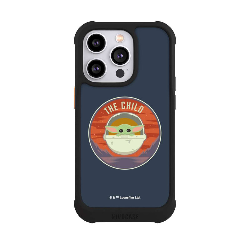 iPhone 14 Pro NIVOmax The Child Badge Blue