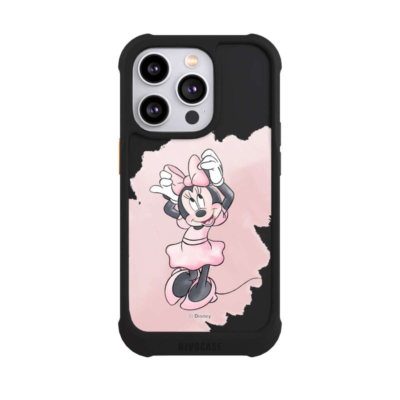 iPhone 14 Pro NIVOmax Minnie Aquarell transparent