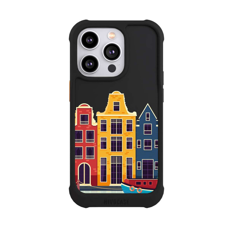 iPhone 14 Pro NIVOmax Amsterdam Grachtenhäuser