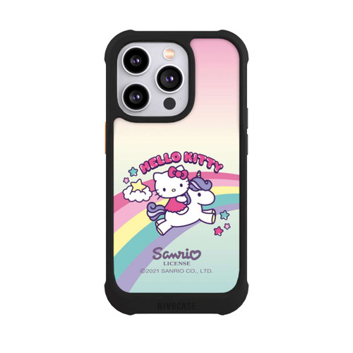Apple iPhone 14 Pro NIVOmax Hello Kitty Regenbogen 