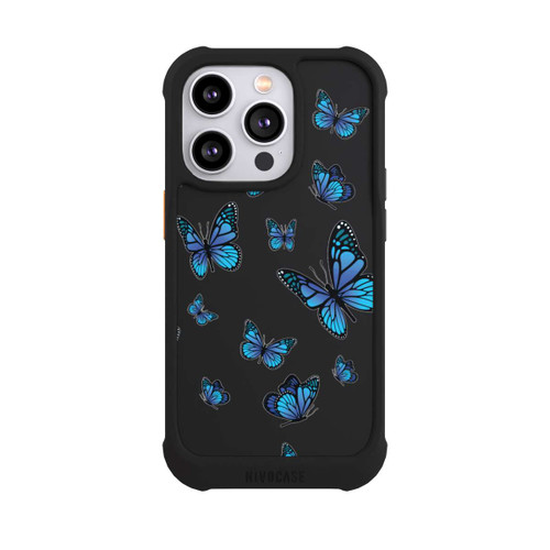 Apple iPhone 14 Pro NIVOmax Schmetterlingmuster Transparent