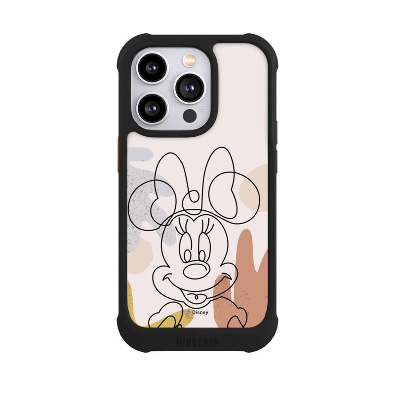 iPhone 14 Pro NIVOmax Minnie Abstract Lineart