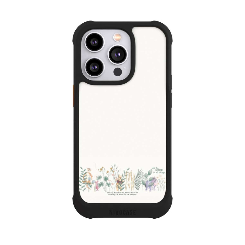 iPhone 14 Pro NIVOmax Winnie Puuh und seine Freunde hinter Eukalyptus