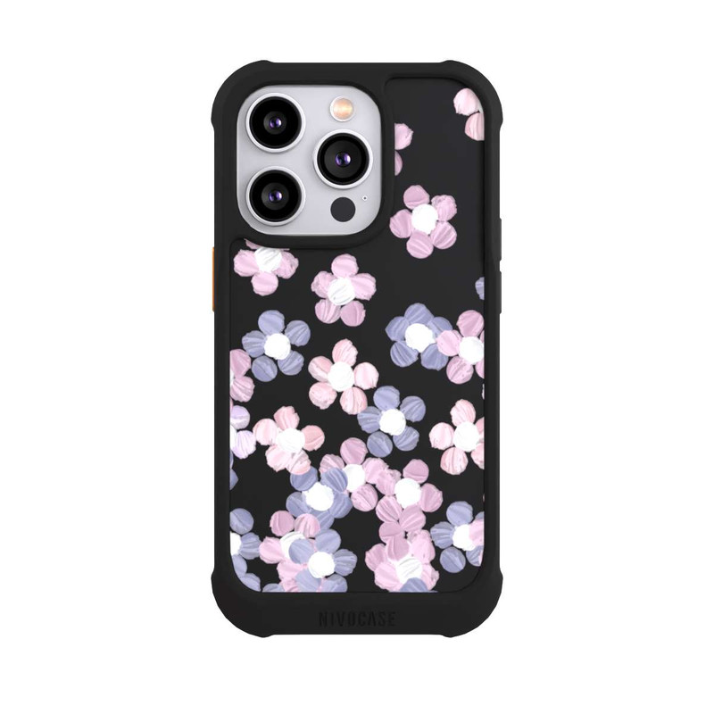iPhone 14 Pro NIVOmax Einfache Blumen Transparent