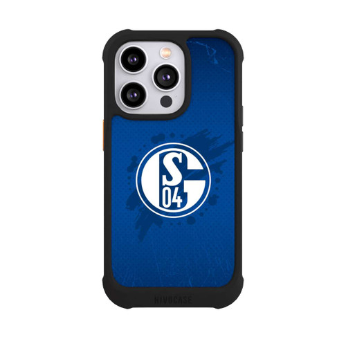 Apple iPhone 14 Pro NIVOmax Schalke 04 Farbe Fleck Blau