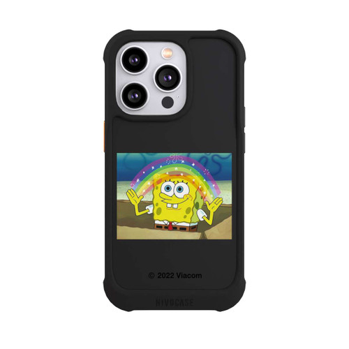 Apple iPhone 14 Pro NIVOmax Spongebob - Rainbow Meme transparent