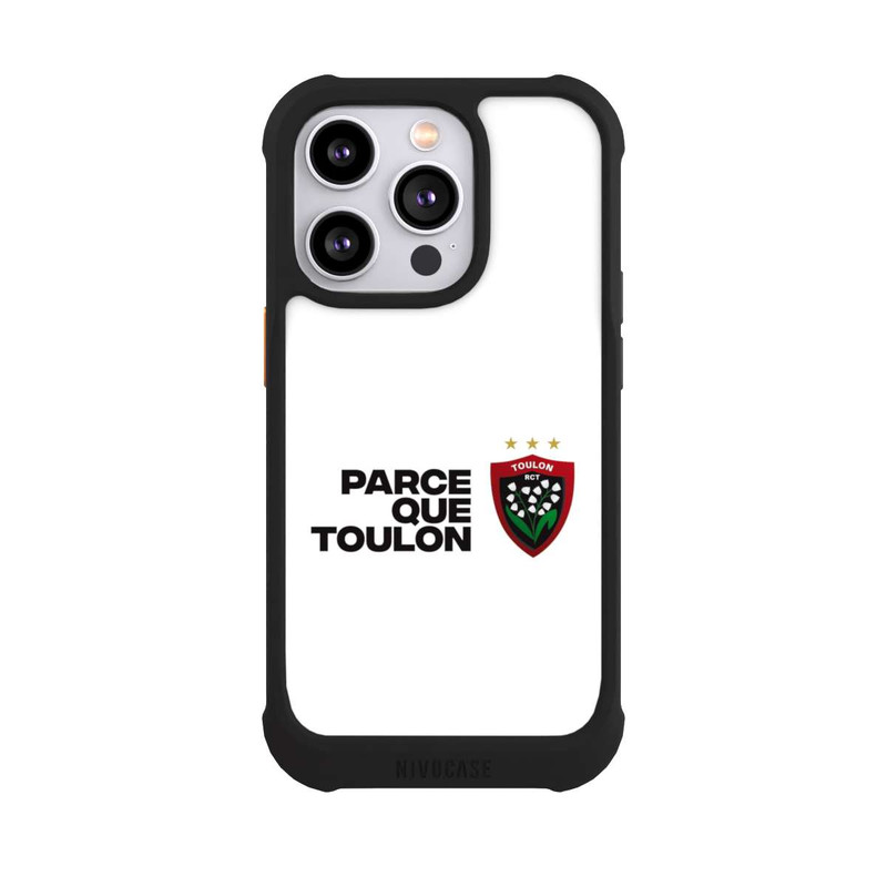 iPhone 14 Pro NIVOmax RC Toulonnais PQT Blanc