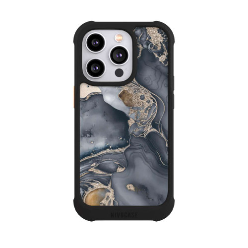 Apple iPhone 14 Pro NIVOmax Alcohol Ink Gold Grey