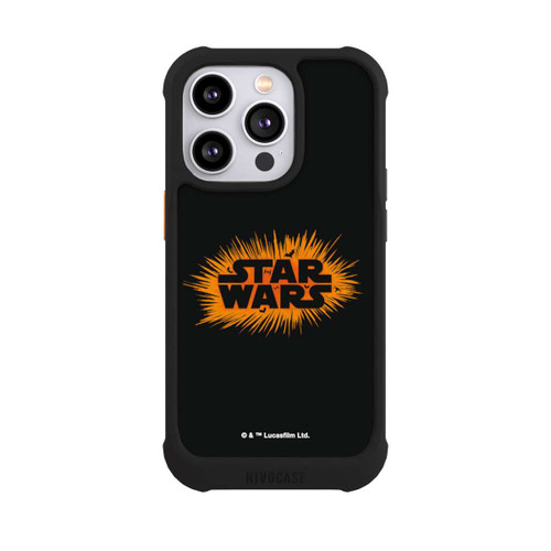 Apple iPhone 14 Pro NIVOmax Star Wars Logo Orange Halloween Explosion