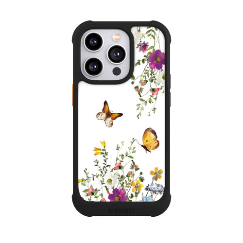 Apple iPhone 14 Pro NIVOmax Papillons et fleurs colorées