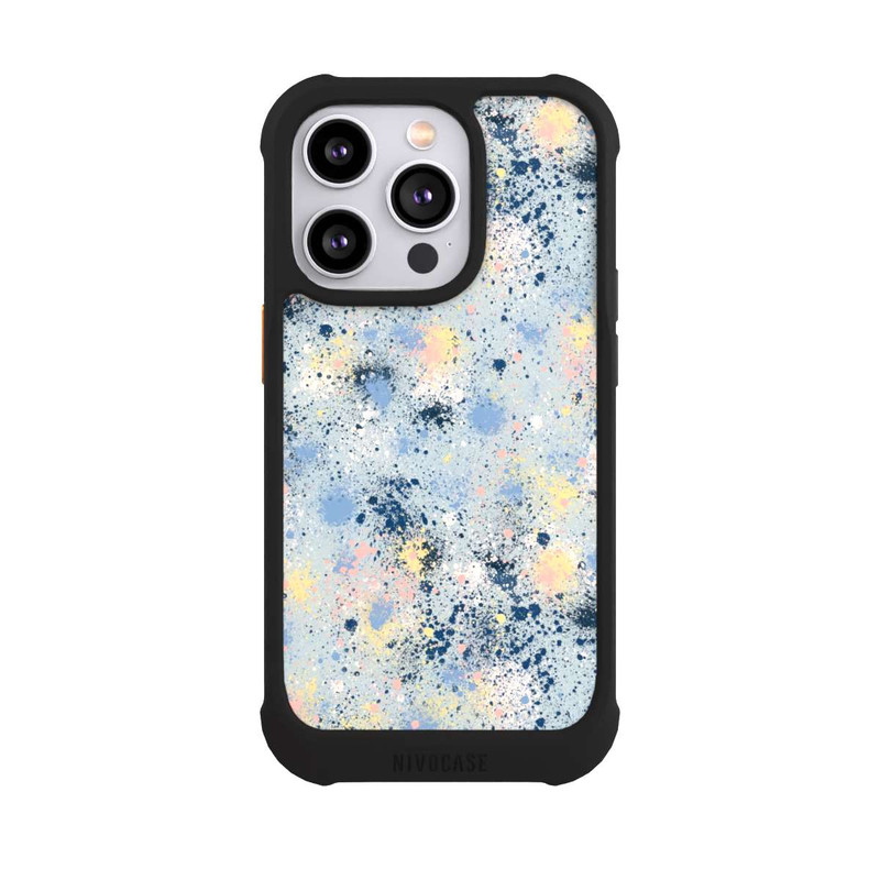iPhone 14 Pro NIVOmax Ink Dripping Dust Texture Blue