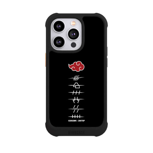 Apple iPhone 14 Pro NIVOmax Akatsuki Mitgliedssymbole Schwarz