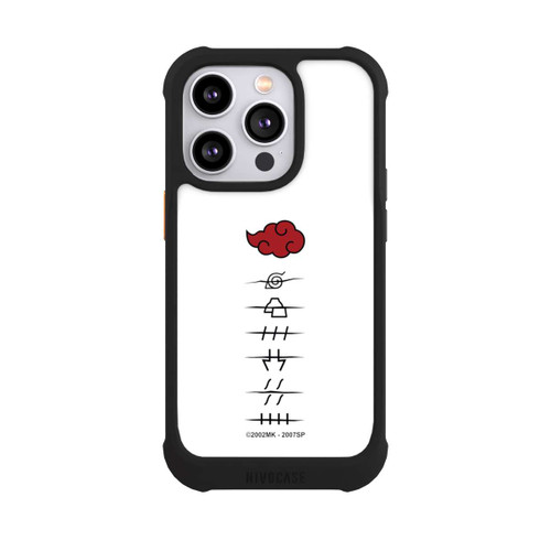 Apple iPhone 14 Pro NIVOmax Akatsuki Mitgliedersymbole Weiß