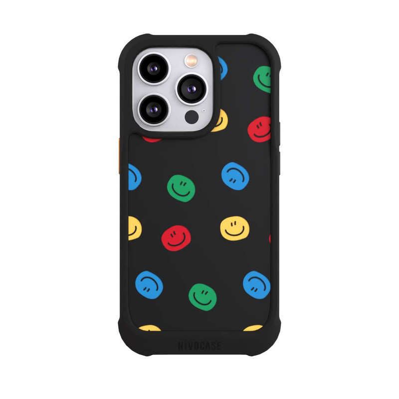 iPhone 14 Pro NIVOmax Smile Pattern Colorful