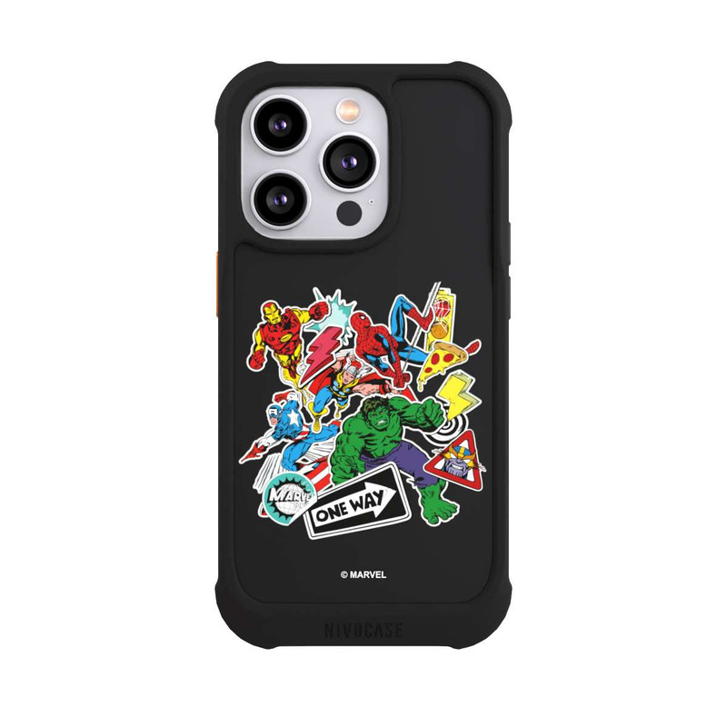 iPhone 14 Pro NIVOmax Capitan American Shield Transparent