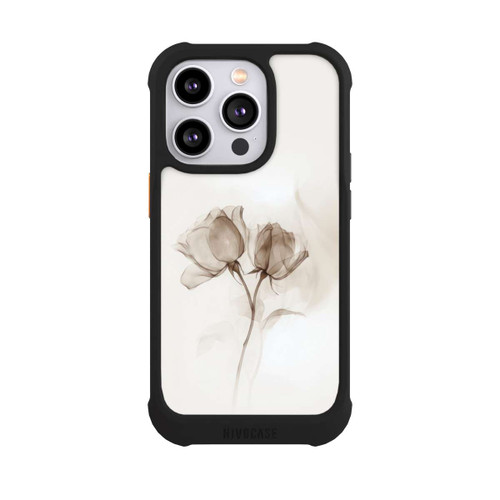 Apple iPhone 14 Pro NIVOmax Braune Rose Blume Nebel