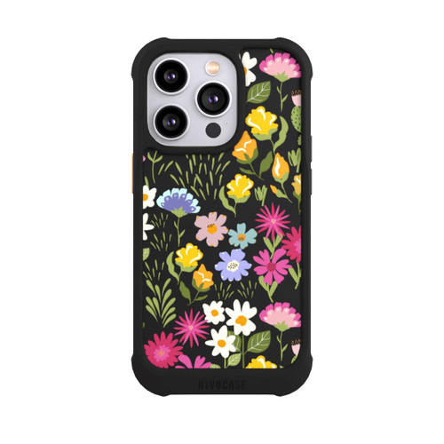 Apple iPhone 14 Pro NIVOmax Bunte Sommerblumen Transparent