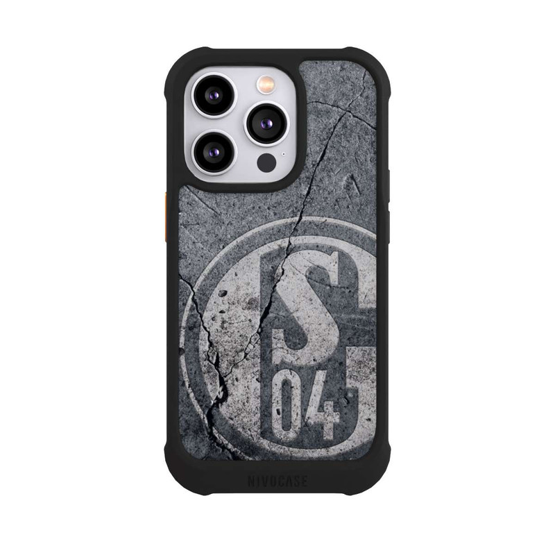 iPhone 14 Pro NIVOmax Schalke 04 Beton Look