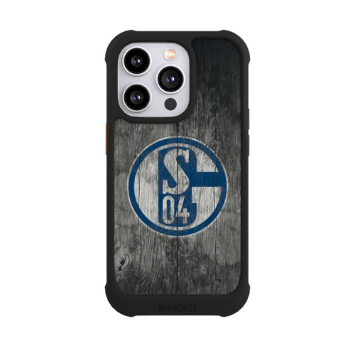 Apple iPhone 14 Pro NIVOmax Schalke 04 Holz Look